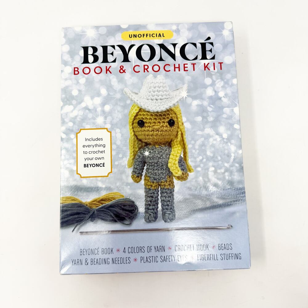 NIP Beyonce Stuffy Crochet Kit Cowboy Carter Themed